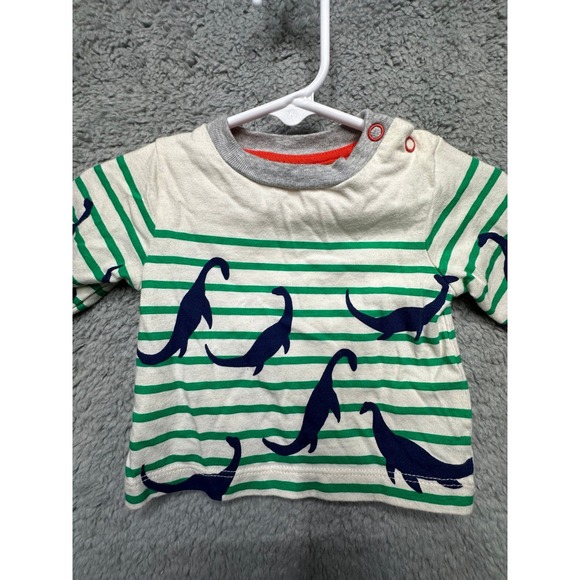 Baby Boden Dino print long sleeve shirt - Picture 2 of 4